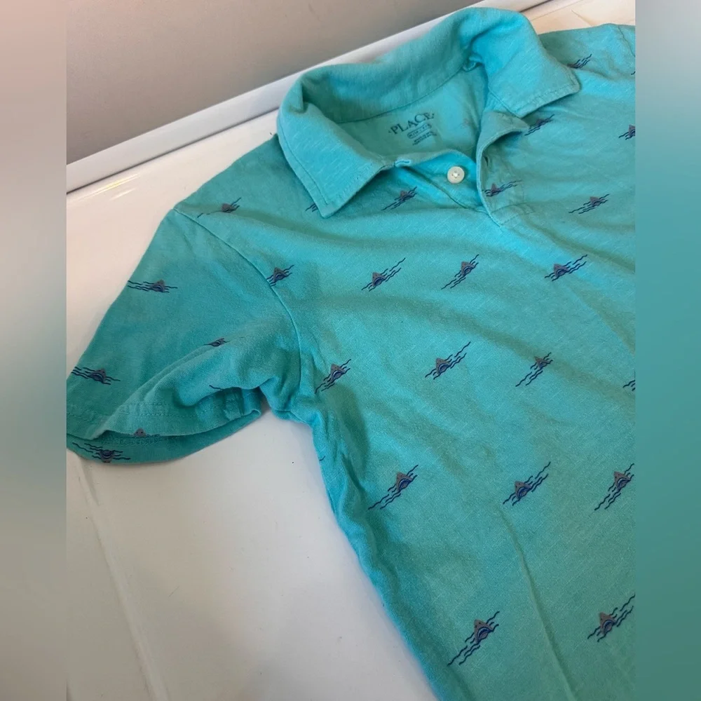 Used The Children’s Place Boys Cotton Polo Short, size 7/8